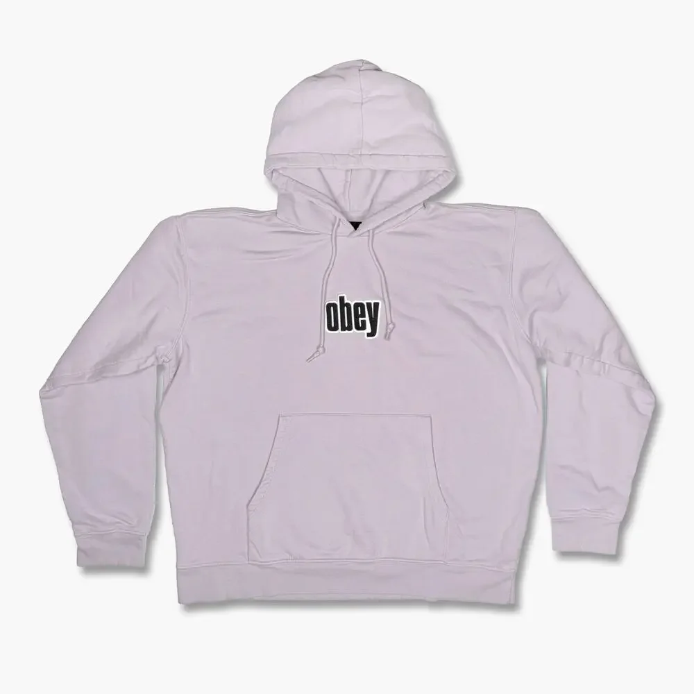 OBEY "Warp" Hooded Pullover Sweater (Lavender | Size XL) - Picture 1 of 4